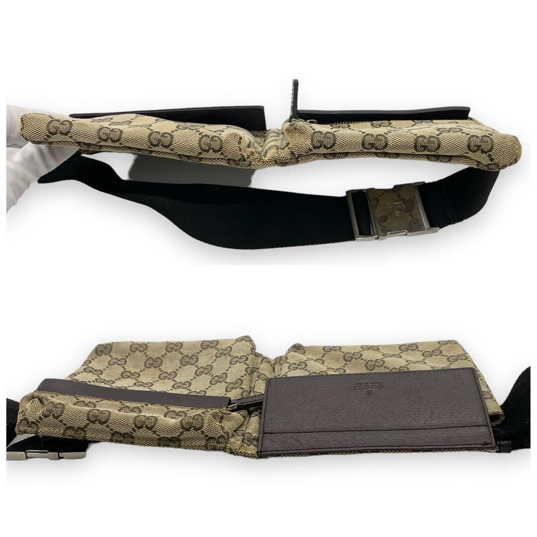 GUCCI グッチ ウエストバッグ GG キャンバス ボディバッグ 28566 GUCCI グッチ ウエストバッグ GG キャンバス ボディバッグ 28566