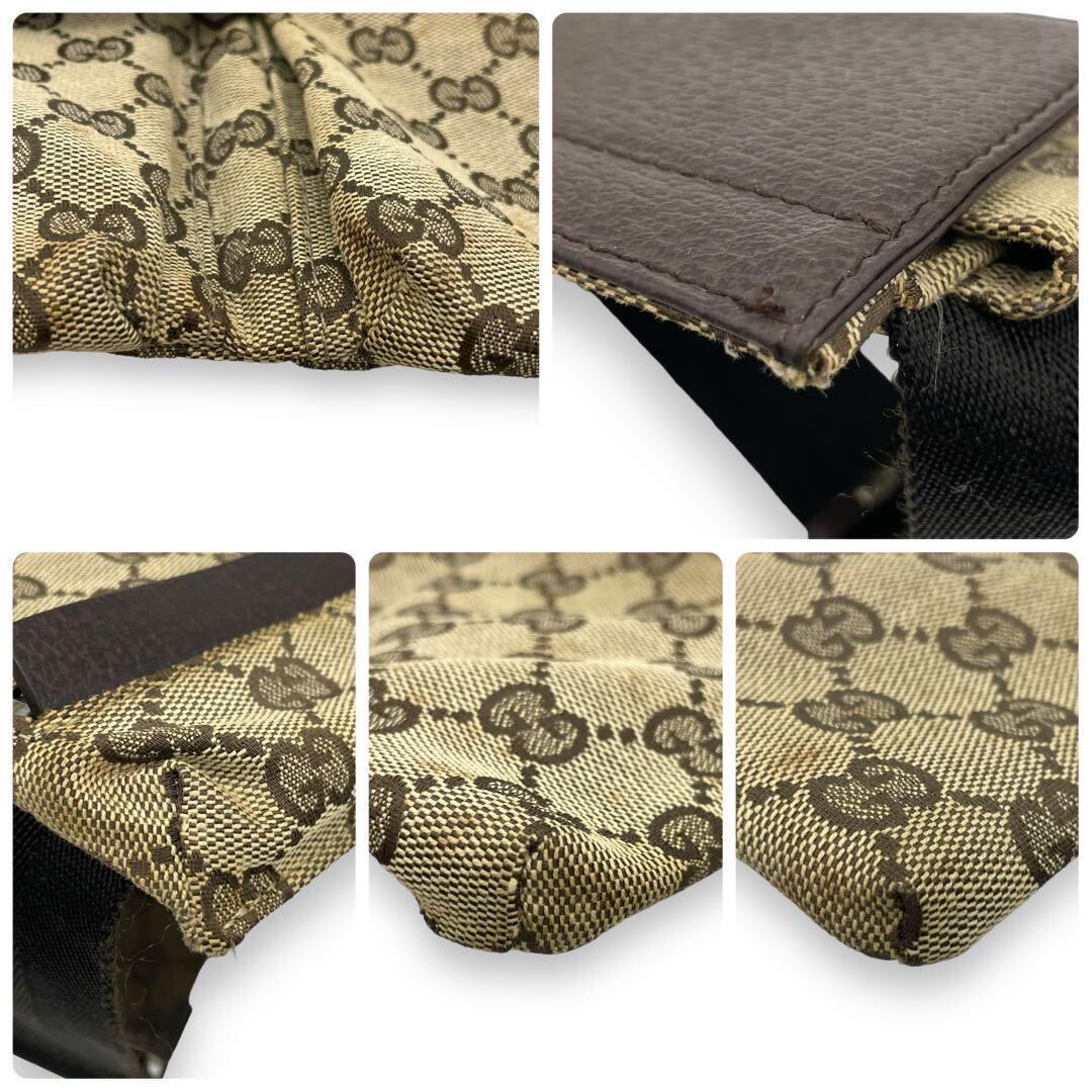 GUCCI グッチ ウエストバッグ GG キャンバス ボディバッグ 28566 GUCCI グッチ ウエストバッグ GG キャンバス ボディバッグ 28566