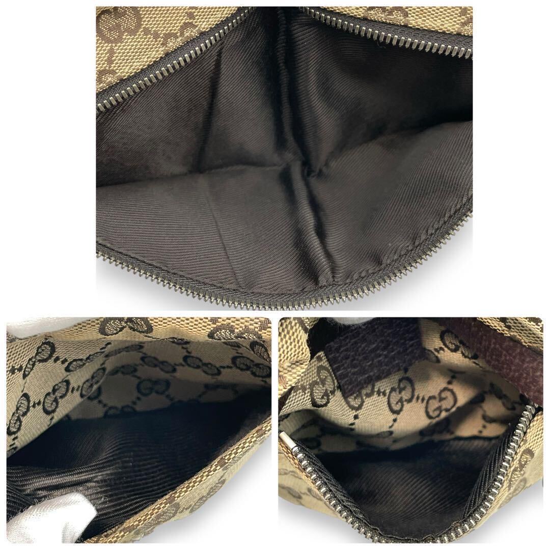 GUCCI グッチ ウエストバッグ GG キャンバス ボディバッグ 28566 GUCCI グッチ ウエストバッグ GG キャンバス ボディバッグ 28566