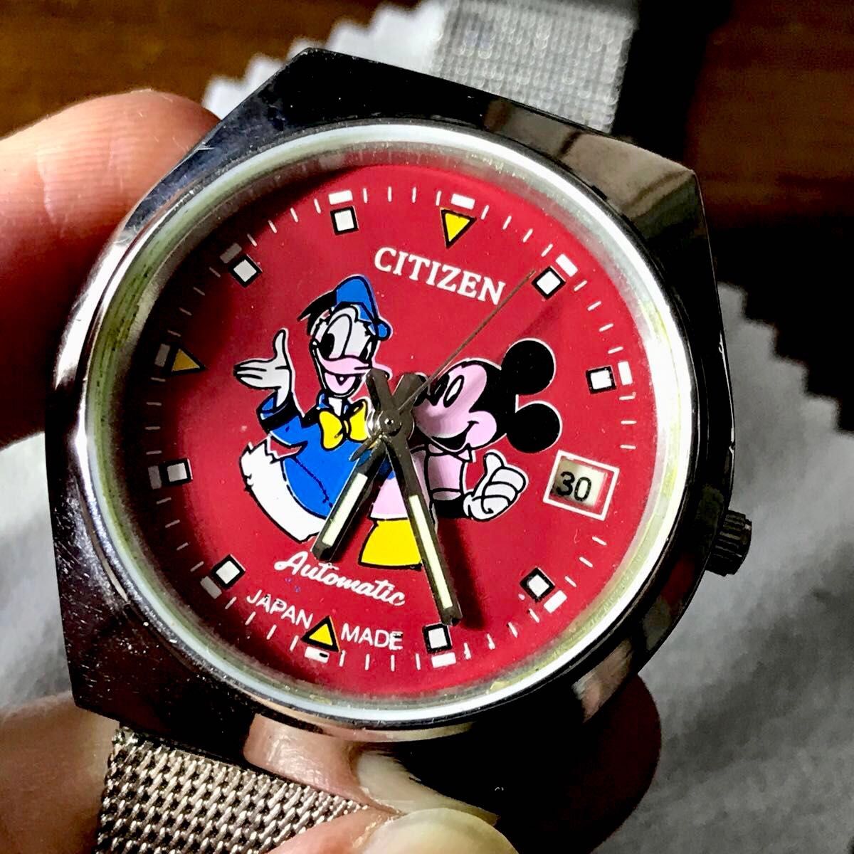 美品 シチズン CITIZEN ミヨタ MIYOTA ミッキーマウス 自動巻き 美品 シチズン CITIZEN ミヨタ MIYOTA ミッキーマウス 自動巻き