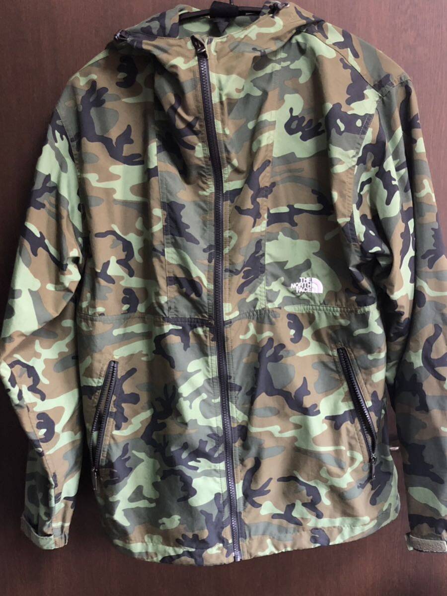 THE NORTH FACEノベルティコンパクトジャケット ノースフェイス カモフラ マウンテンパーカーノースフェイス