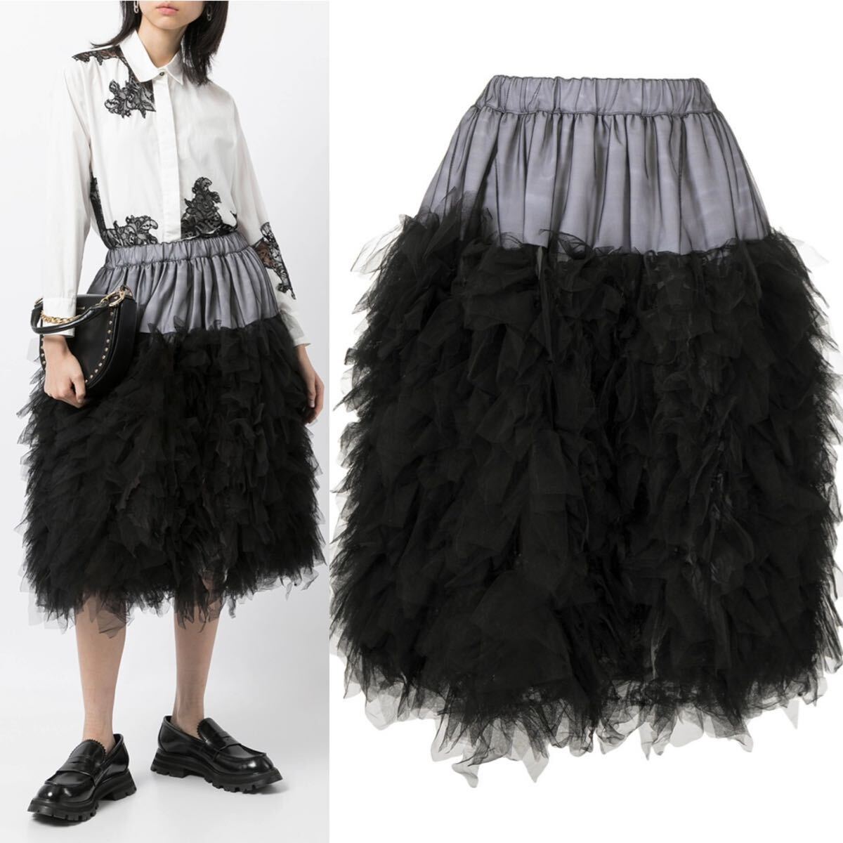 川久保玲着用 2021aw 2021年秋冬 コムデギャルソン フリル 川久保玲着用 2021aw 2021年秋冬 コムデギャルソン フリル