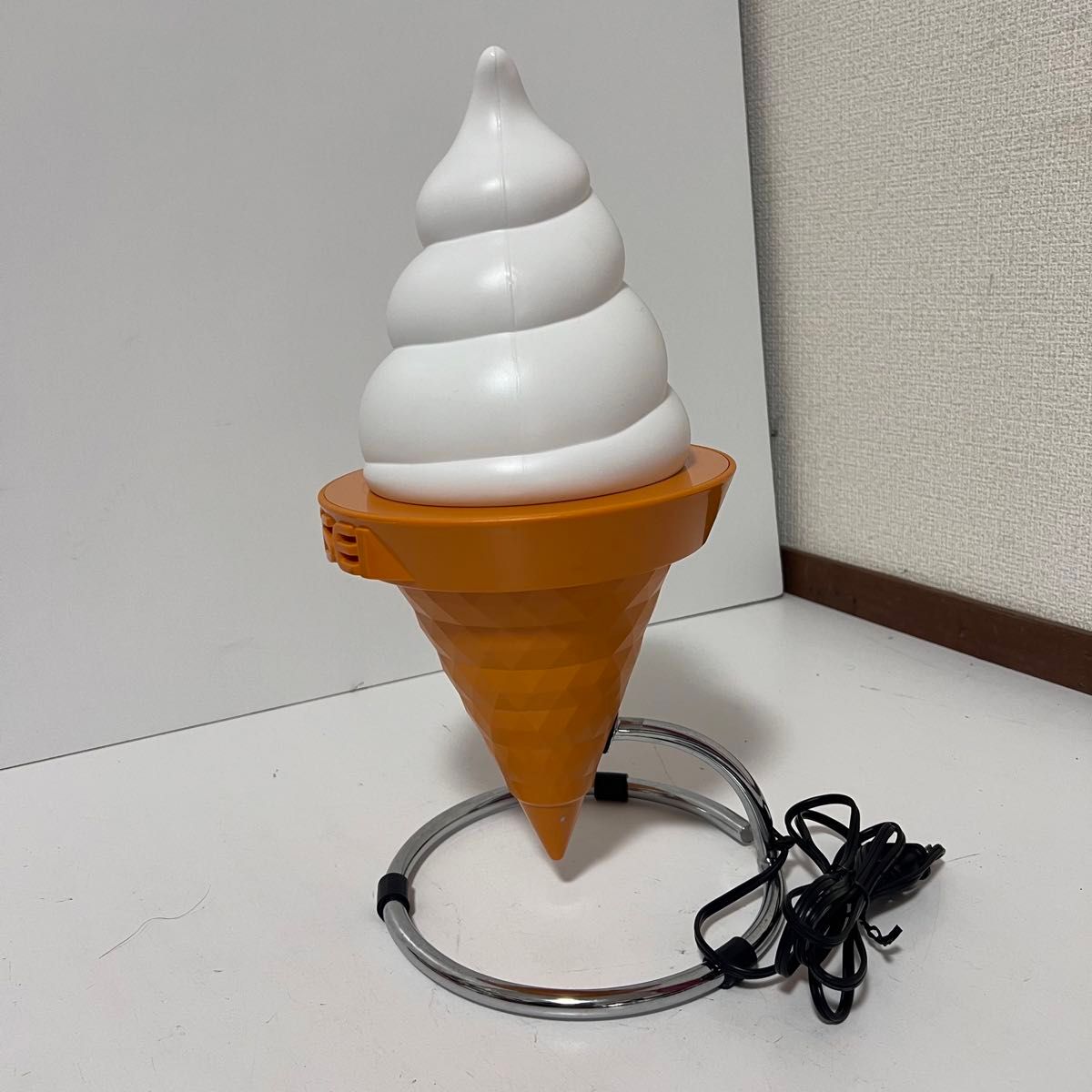 ニッセイ ソフトクリーム ライトスタンド NISSEI 看板 ニッセイ ソフトクリーム ライトスタンド NISSEI 看板