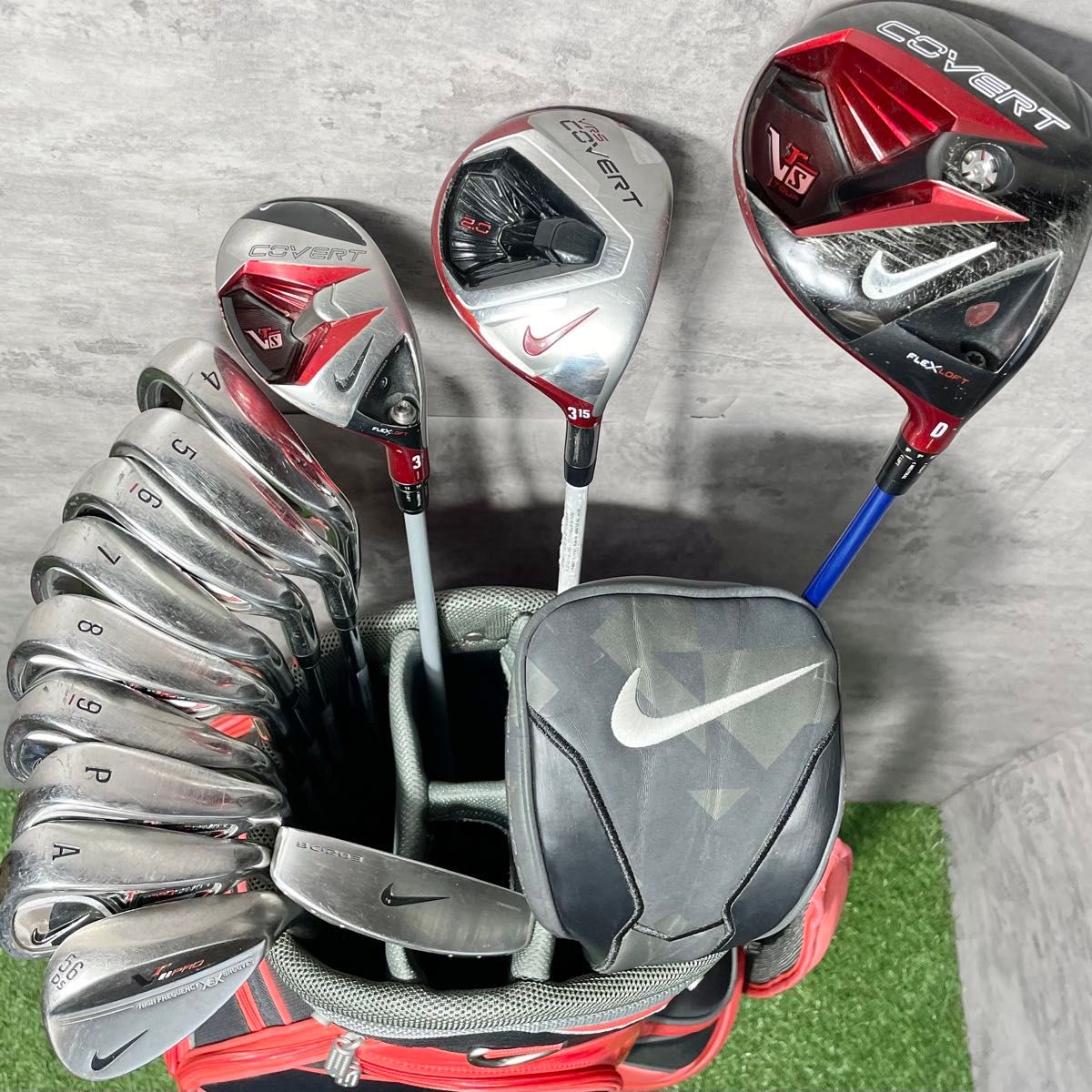 【豪華13本】NIKE ナイキ VRS COVERT ゴルフクラブセット メンズ S 右 【豪華13本】NIKE ナイキ VRS COVERT ゴルフクラブセット メンズ S 右