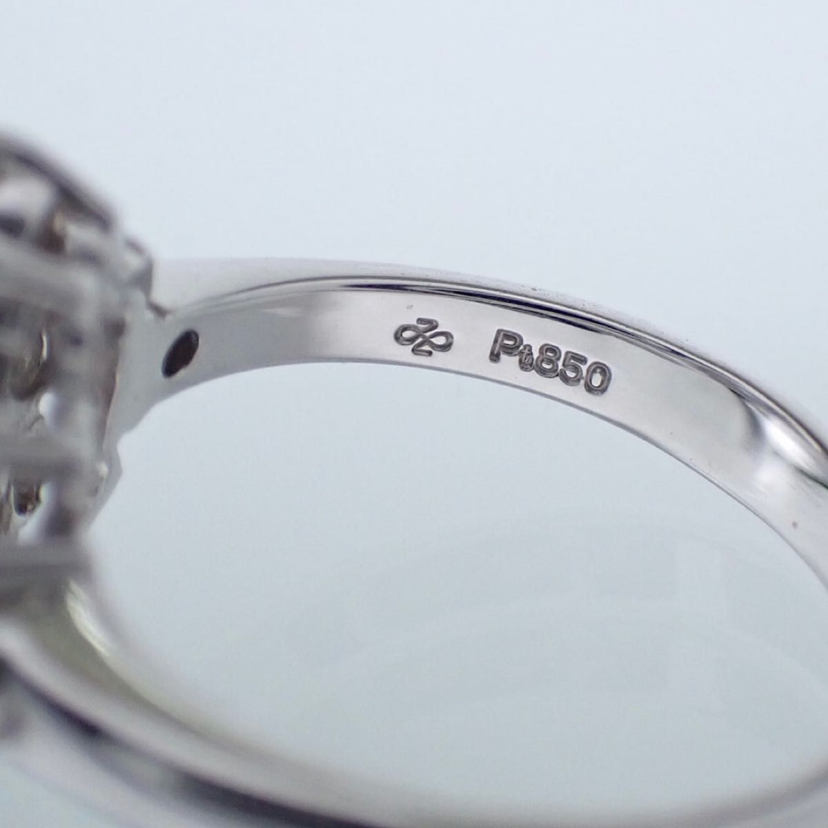 銀座ジュエリーマキ サファイア1 21ct Pt850 ダイヤリング D0 銀座ジュエリーマキ サファイア1 21ct Pt850 ダイヤリング D0
