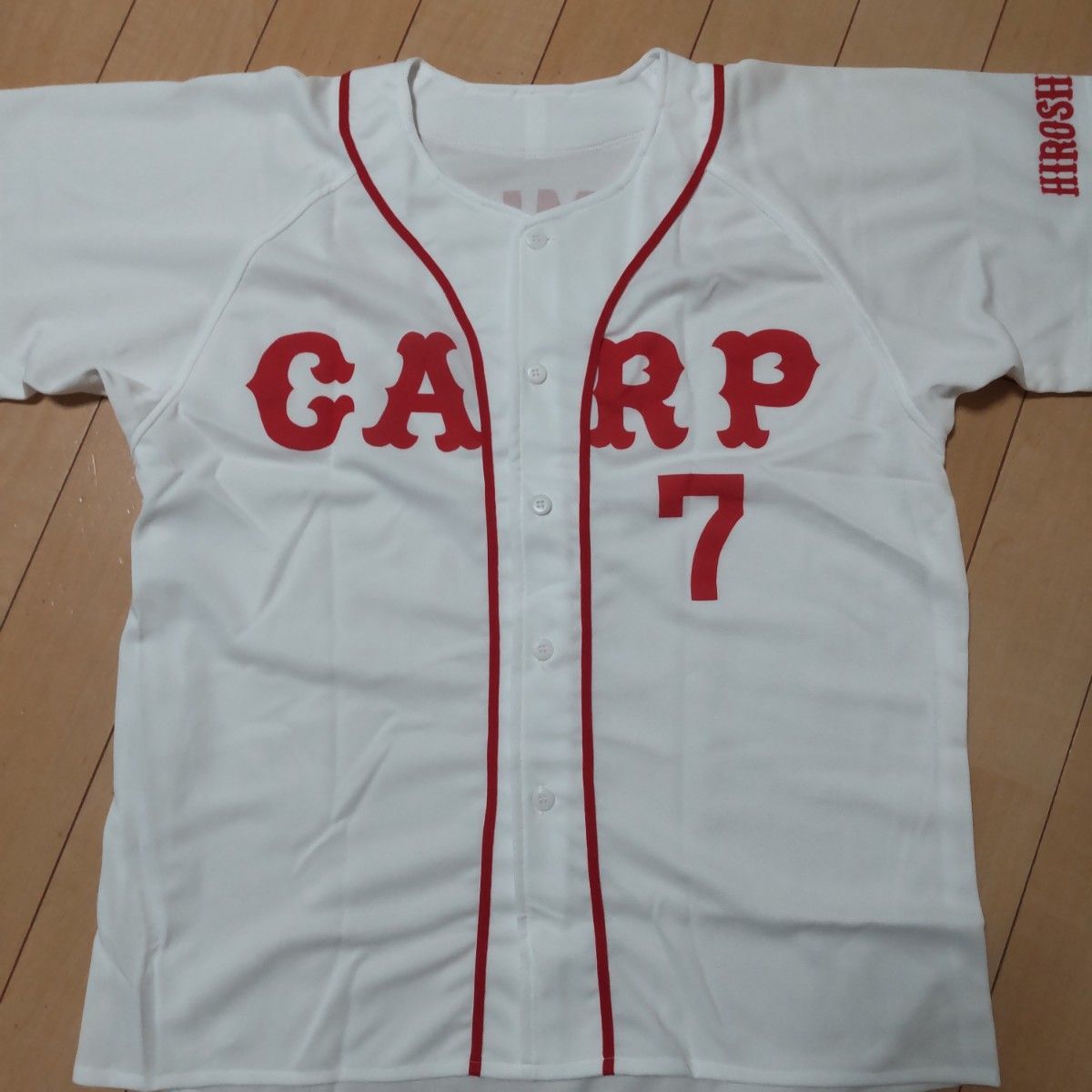 新品未使用 広島東洋カープ #7 野村謙二郎 復刻ユニフォーム 新品未使用 広島東洋カープ #7 野村謙二郎 復刻ユニフォーム