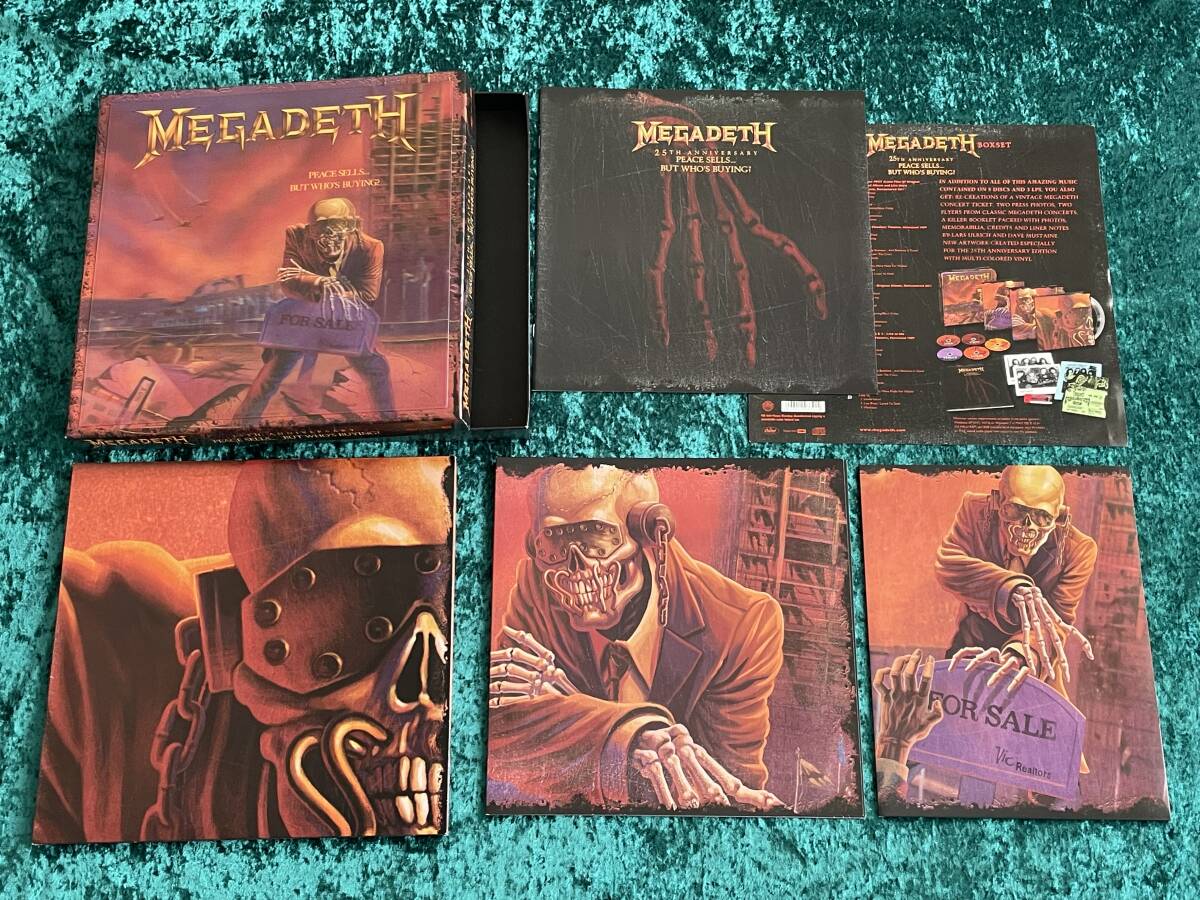 MEGADETH/4CD+DVD+3LP/3DジャケットBOXセット/PEACE SELLSBUT MEGADETH/4CD+DVD+3LP/3DジャケットBOXセット/PEACE SELLSBUT