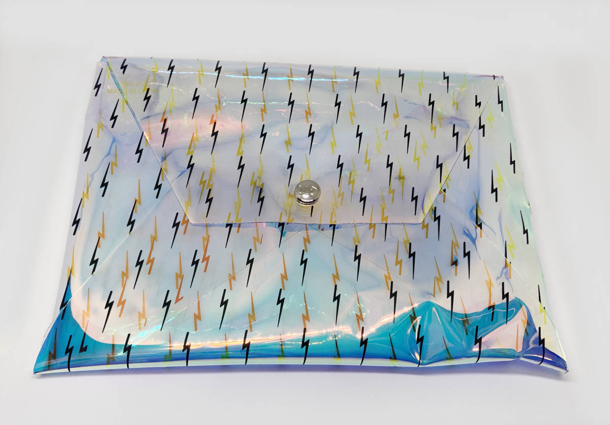 即決★新品 アーバンディケイ URBAN DECAY 化粧ポーチ コスメポーチ クリア ネオンカラー_画像1