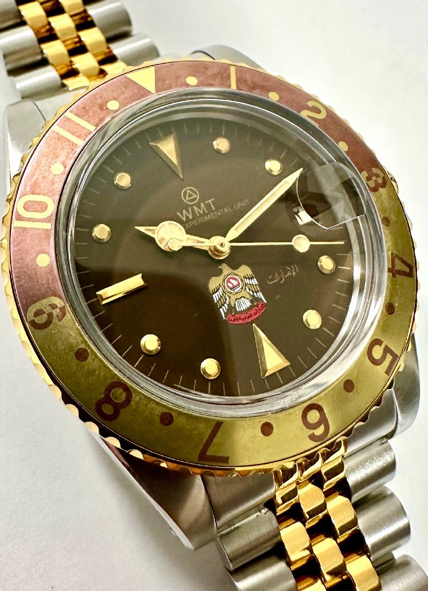 1 jpy ~ rare rare international written guarantee attaching .GMT model WMT sun Ford Falcon men's self-winding watch Date antique accessory box tool koma clock 