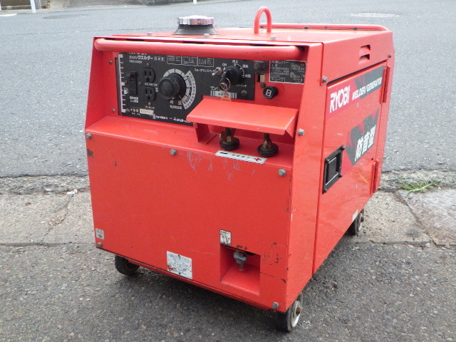 中古 RYOBI EWG-322DX エンジン溶接機 ウェルダ 実働品 新でん 中古 RYOBI EWG-322DX エンジン溶接機 ウェルダ 実働品 新でん