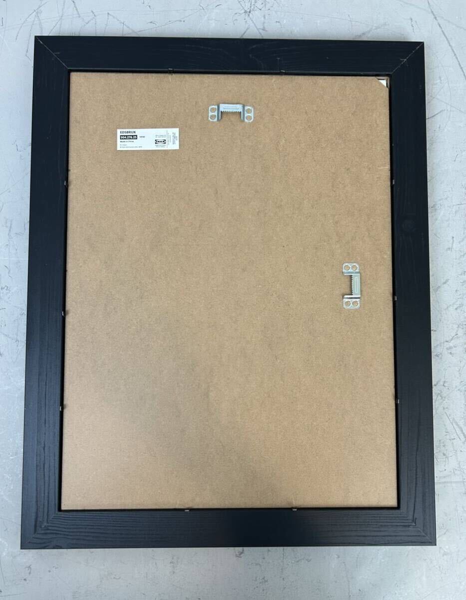 IKEA Ikea EDSBRUKe-dosbruk frame wood grain frame picture frame ornament establish .. interior BK black ①