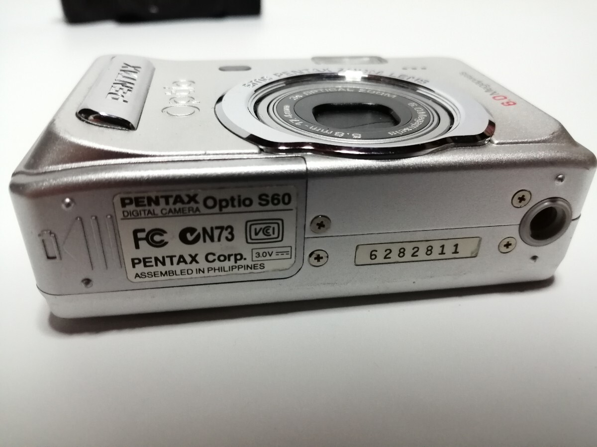 動作確認済み PENTAX ペンタックス Optio S60 コンパクト 動作確認済み PENTAX ペンタックス Optio S60 コンパクト
