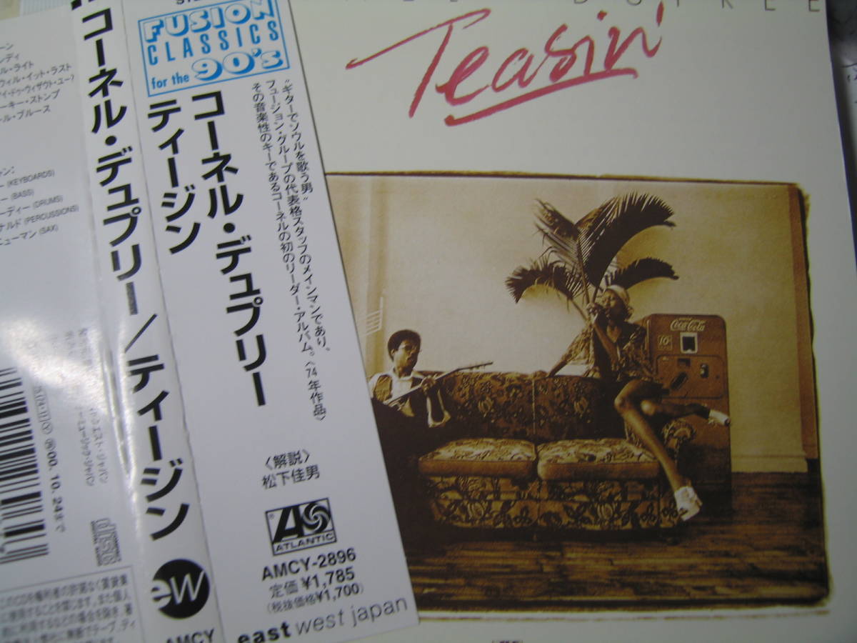 無傷日本盤CD コーネル・デュプリー CORNELL DUPREE チャック・レイニー バーナード・パーディー TEASIN’ /xb _画像1