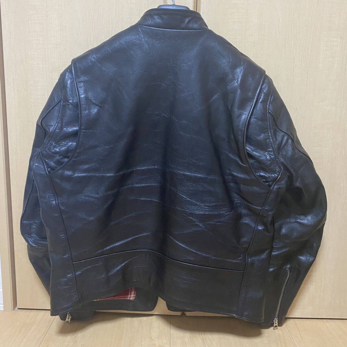 ショット Schott 641xjh 42 馬革 ホースハイド レザーシングル ショット Schott 641xjh 42 馬革 ホースハイド レザーシングル