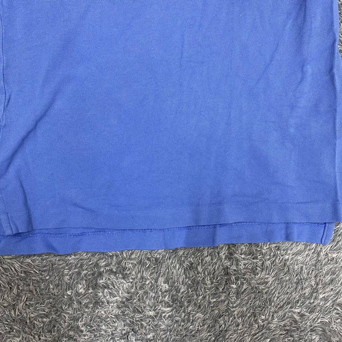 RALPH LAUREN Ralph Lauren polo-shirt short sleeves shirt size L blue blue lady's tops there is no highest bid (Y20)