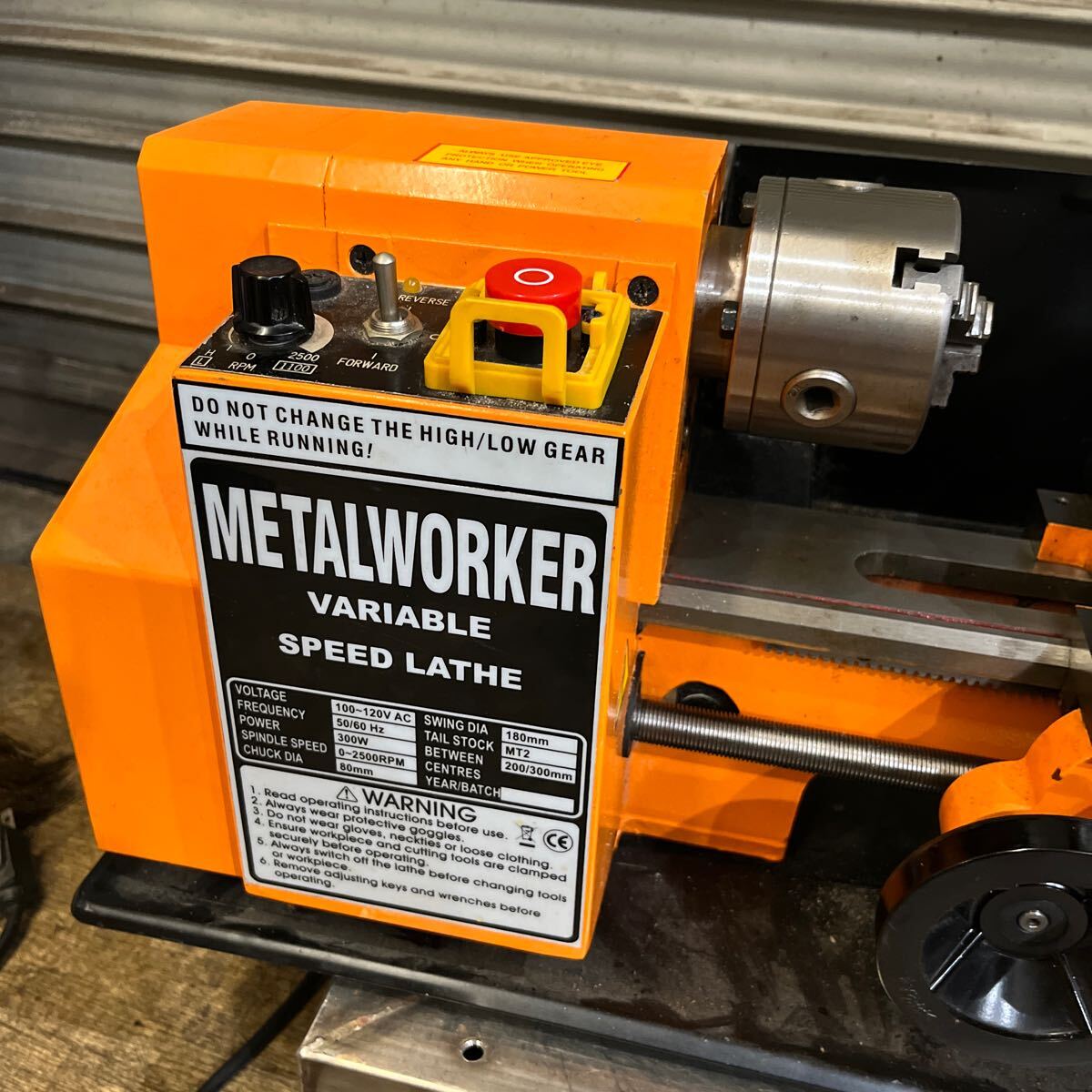 卓上旋盤 100V METALWORKER メタルワーカー 小型旋盤 卓上小型 卓上旋盤 100V METALWORKER メタルワーカー 小型旋盤 卓上小型