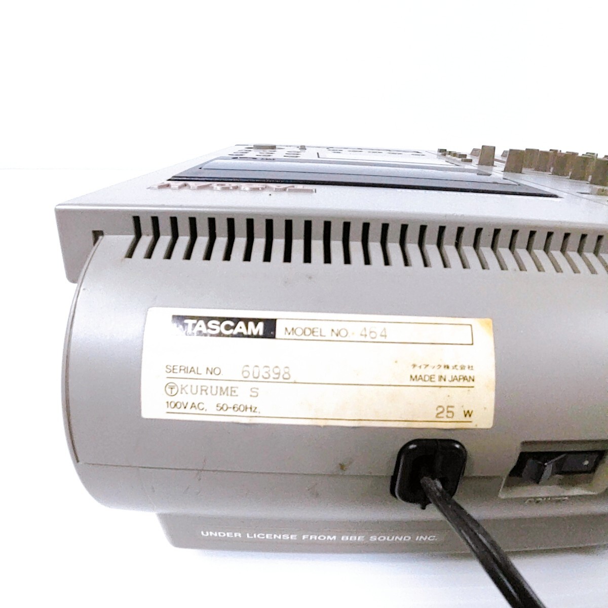 TASCAM 464 マルチトラックレコーダー MTR 通電確認のみ|Yahoo TASCAM 464 マルチトラックレコーダー MTR 通電確認のみ|Yahoo
