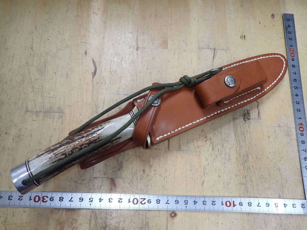 6460円 ナイフ フルタングでワイドボルスターにスタッグハンドル 6460円 ナイフ フルタングでワイドボルスターにスタッグハンドル