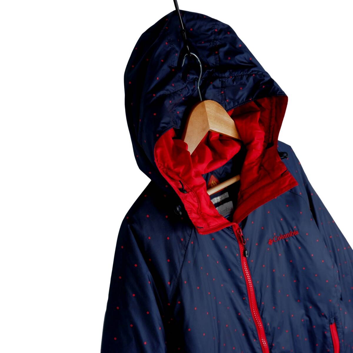 美品 Columbia コロンビア OMNI-SHIELD OMNI-HEAT ドット柄 中綿 美品 Columbia コロンビア OMNI-SHIELD OMNI-HEAT ドット柄 中綿