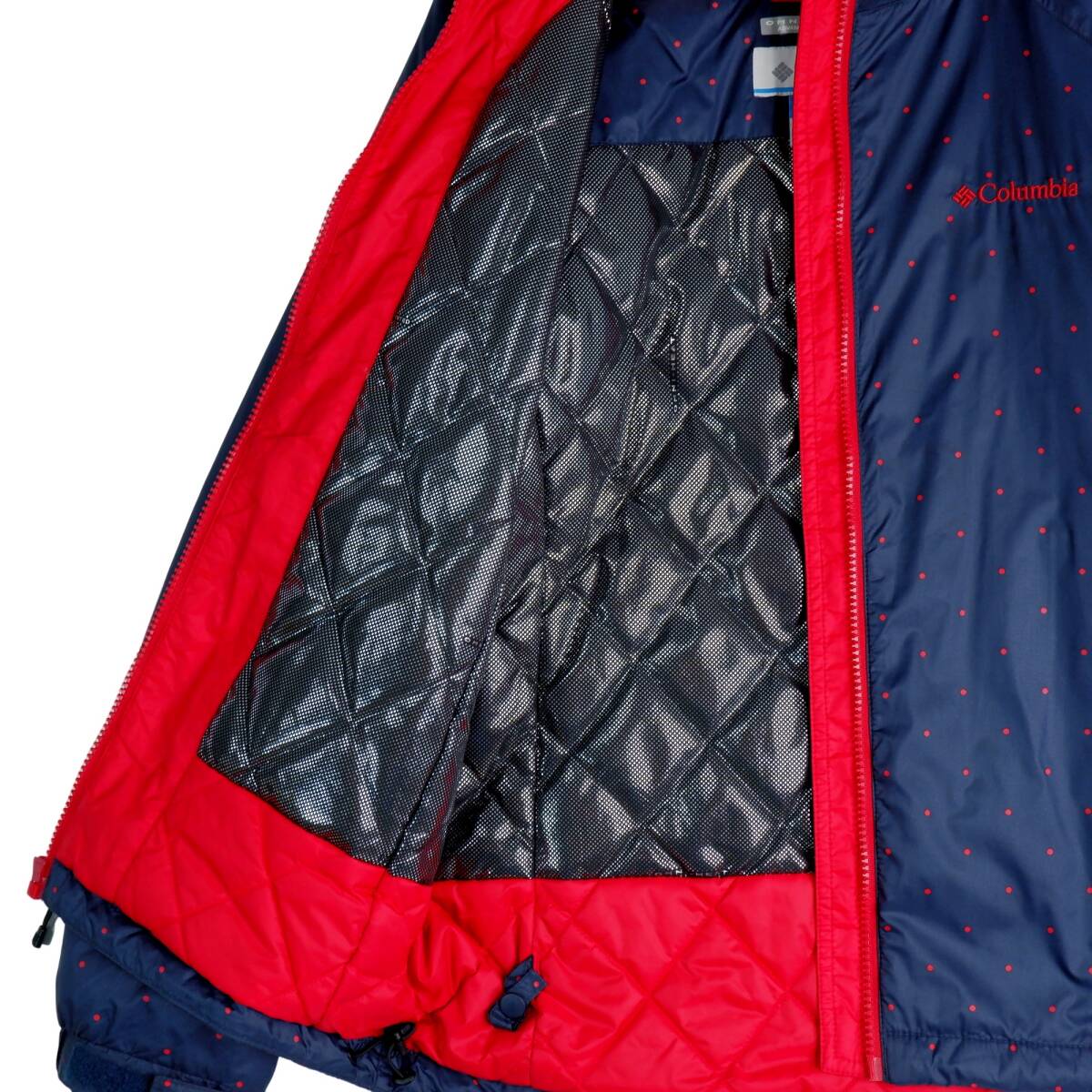 美品 Columbia コロンビア OMNI-SHIELD OMNI-HEAT ドット柄 中綿 美品 Columbia コロンビア OMNI-SHIELD OMNI-HEAT ドット柄 中綿