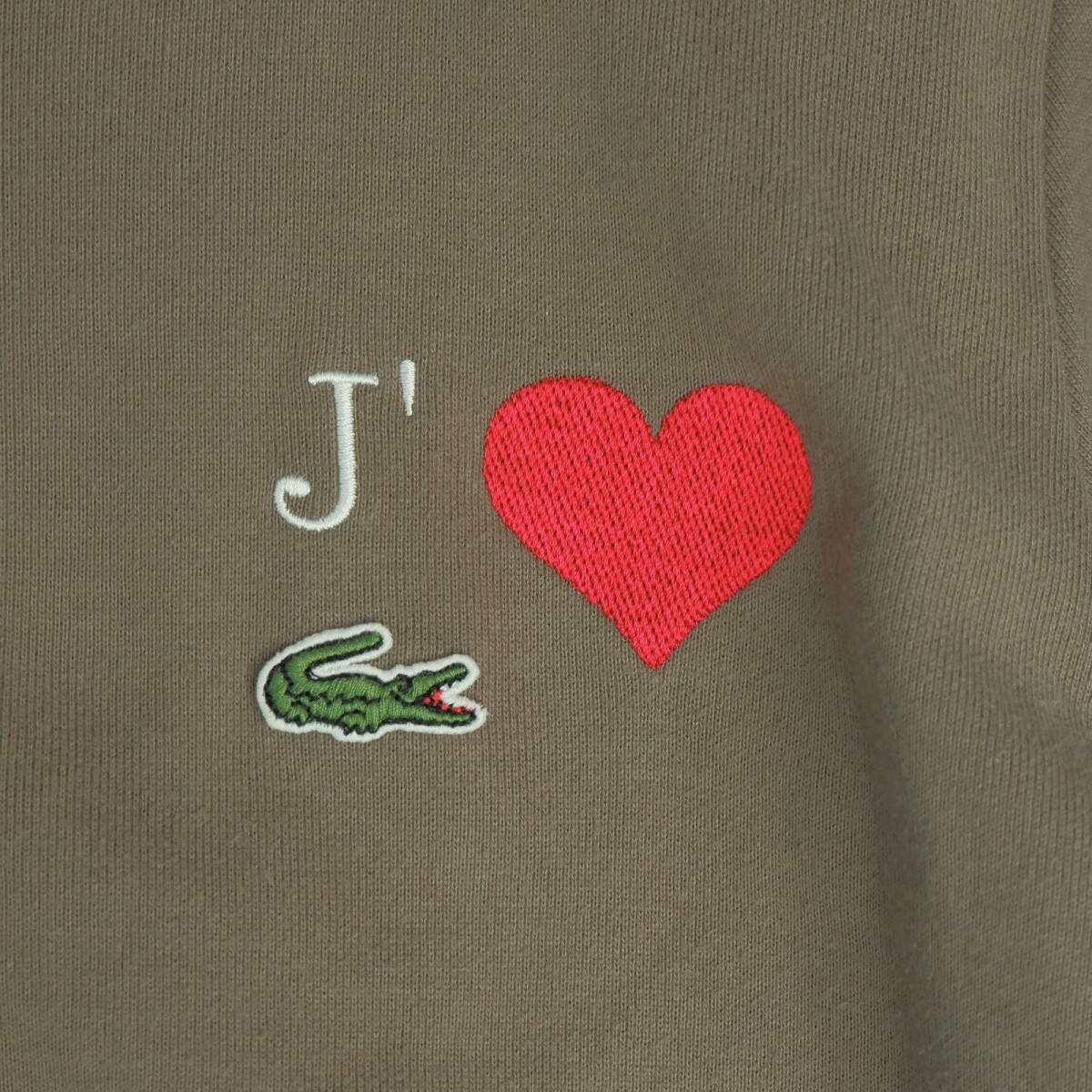 良品 送料無料 LACOSTE ラコステ ハート刺繍 ワニロゴ 良品 送料無料 LACOSTE ラコステ ハート刺繍 ワニロゴ