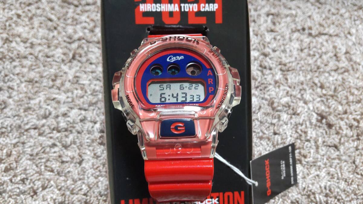 未使用の新品】 G-SHOCK/G-ショック×広島東洋カープ 3つ目 2021 未使用の新品】 G-SHOCK/G-ショック×広島東洋カープ 3つ目 2021