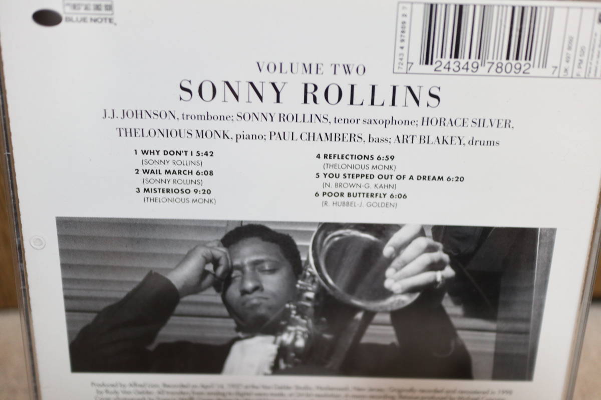Sonny Rollins/ Volume Two 輸入盤ＣＤ_画像2