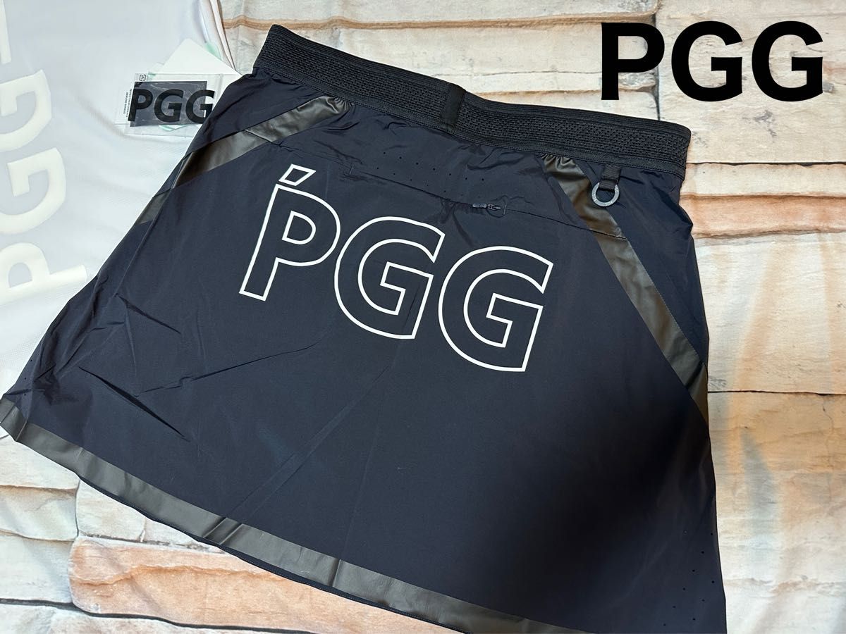 パーリーゲイツ PGG スカート 新品 サイズ2 春夏用 ネイビー パーリーゲイツ PGG スカート 新品 サイズ2 春夏用 ネイビー