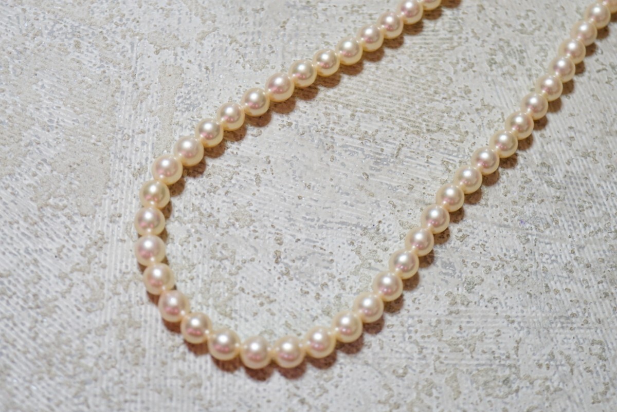 1044 Akoya pearl book@ pearl pearl necklace Vintage accessory pendant ceremonial occasions ... ornament 