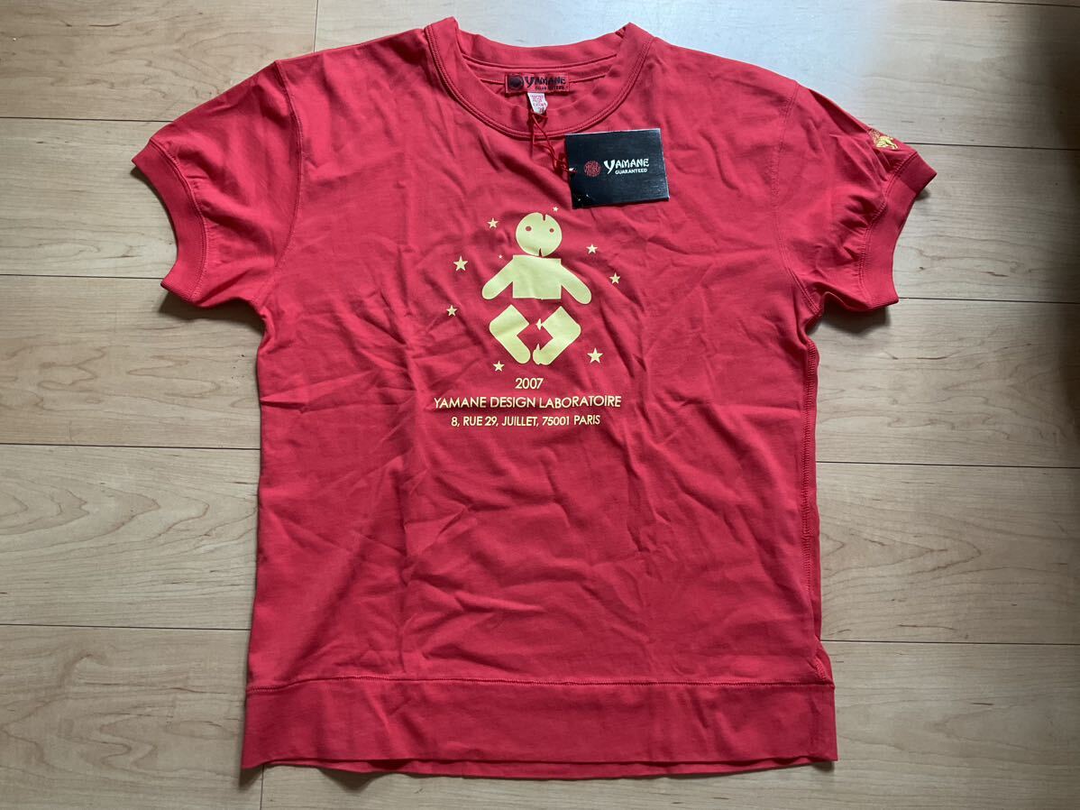 新品38 EVISU 半袖Tシャツ 赤ちゃん　山根　Yamane エヴィス 赤　レッド