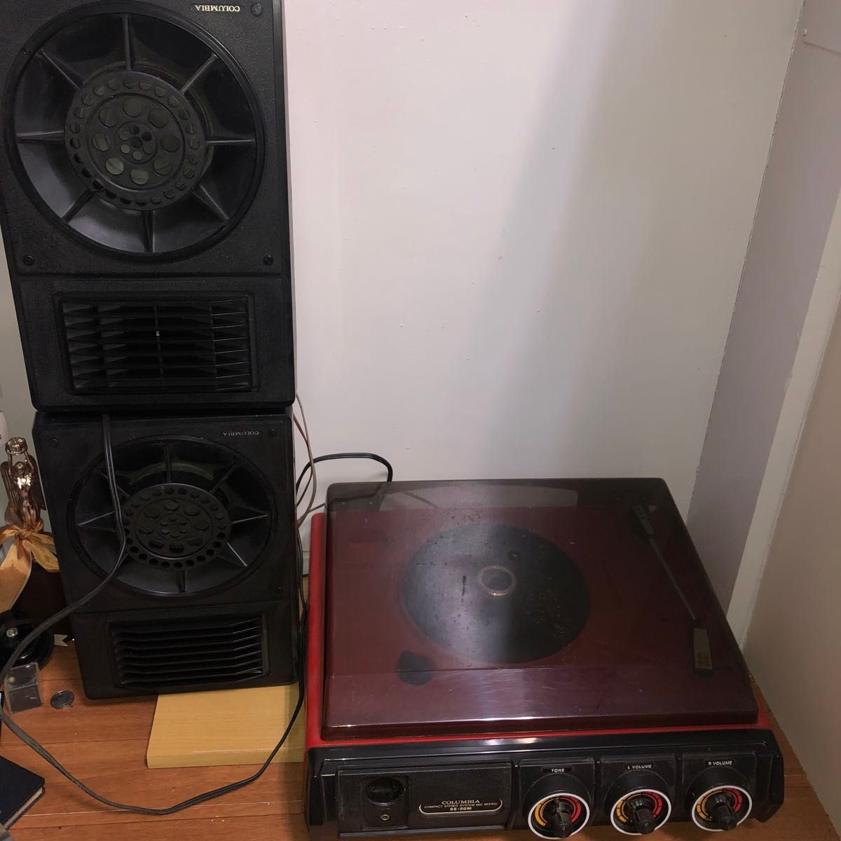 GYP0610 昭和レトロ コロンビア レコードプレーヤー SE-20M