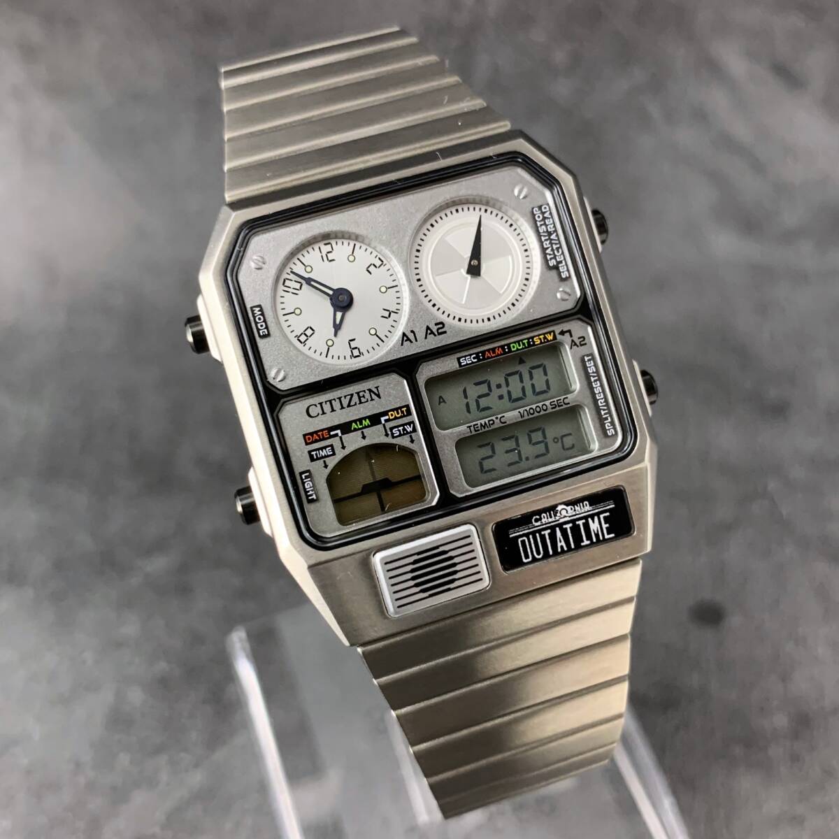 ほぼ新品】シチズン アナデジテンプ バックトゥザフューチャー ほぼ新品】シチズン アナデジテンプ バックトゥザフューチャー
