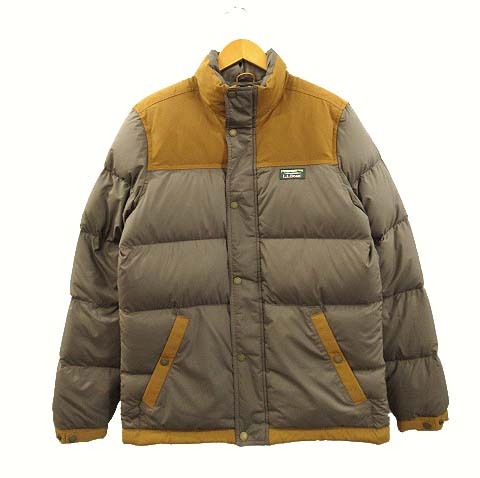 2024高い素材 L.L.BEAN エルエルビーン マウンテン メンズ M ブロック 650フィル ダウンジャケット クラシック 男性用