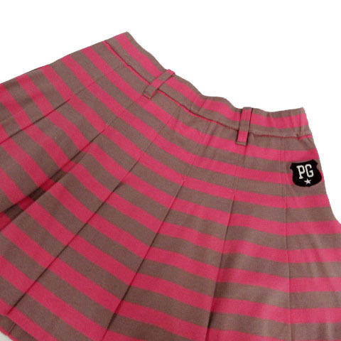 値引 PEARLY パーリーゲイツ GATES ロゴ フレア プリーツ スカート スカート