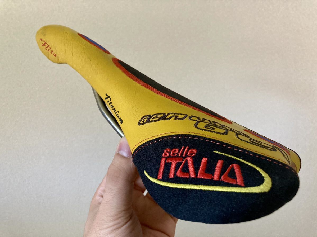 当時物 セライタリア フライト selle italia Flite チタンレール 当時物 セライタリア フライト selle italia Flite チタンレール