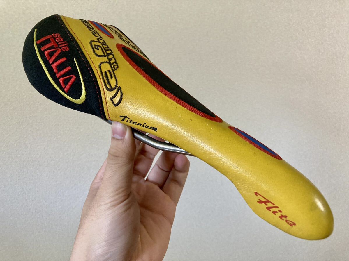 当時物 セライタリア フライト selle italia Flite チタンレール 当時物 セライタリア フライト selle italia Flite チタンレール