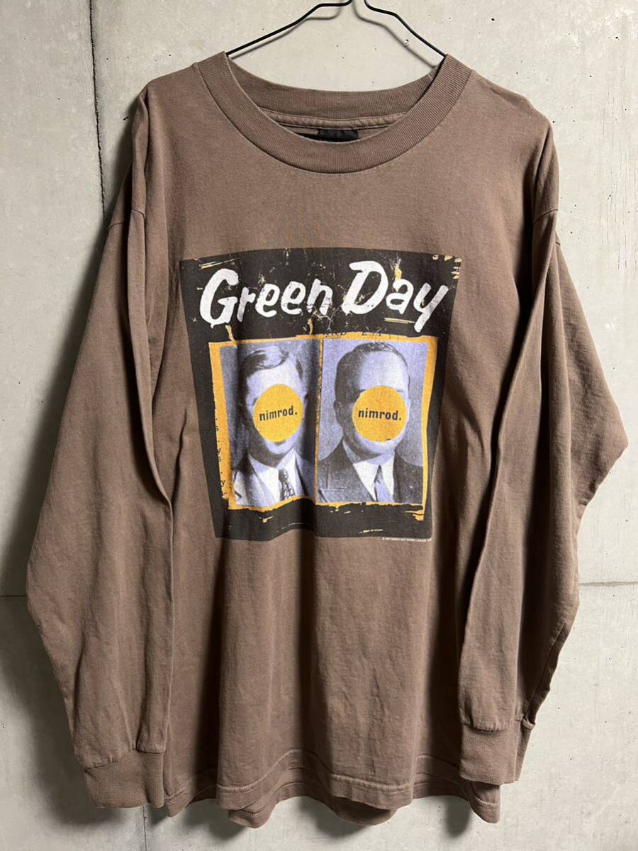 90s ヴィンテージ Green Day ロンT Tシャツ nimrod グリーンデイ 90s ヴィンテージ Green Day ロンT Tシャツ nimrod グリーンデイ