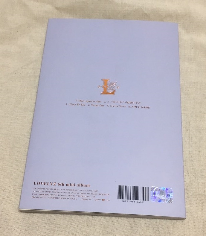 ◆Lovelyz 6th Mini Album 『ONCE UPON A TIME』 直筆サイン非売CD◆韓国_画像4