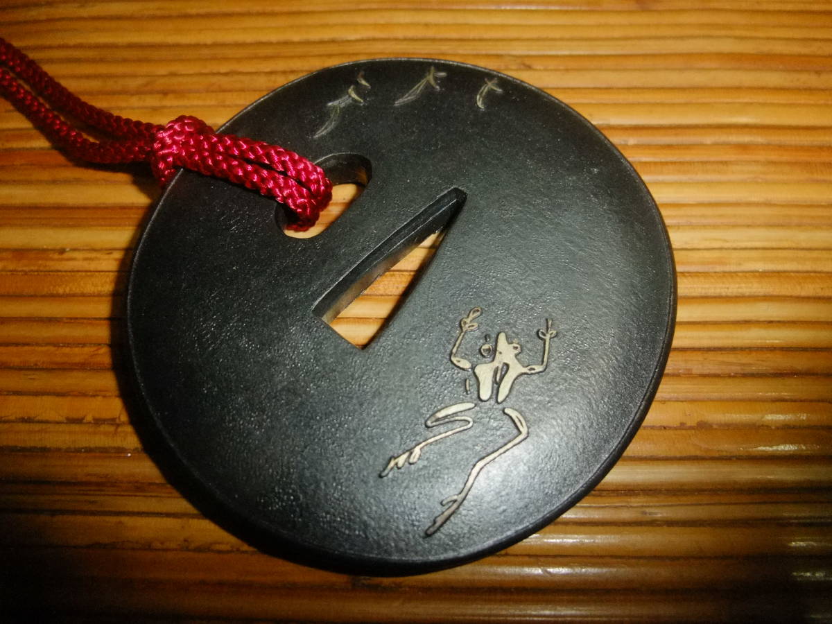 ヤフオク! - 新国劇 創立六十周年記念品 鍔型文鎮(?)