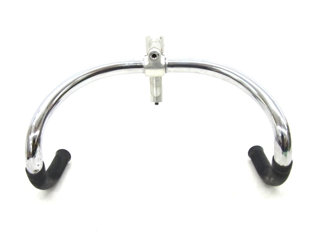 e11781 日東 NITTO-70 NJS VIA ピスト 天返しステム ドロップハンドル ロードバイク 競輪 ①