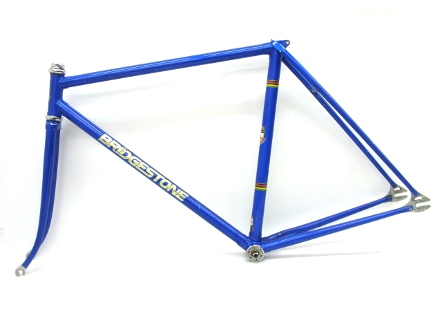 e11788 ブリヂストン GRAND-VELO BS グランドベロ シマノ プロフェッショナル ピストバイク フレーム ブルー ロードバイク 競輪