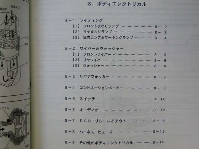 サンバー　1999 新型車解説書　TT,TV,(280ページ) SUBARU SAMBAR _画像8