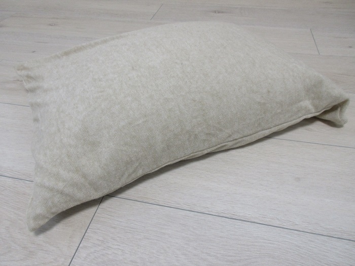 まくら 枕 そば殻まくら パイル生地 タオル生地 無地ベージュ35X50サイズ