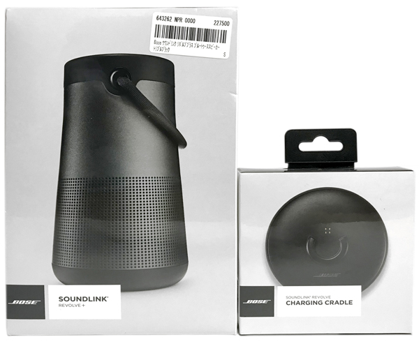即決! 新品未開封! BOSE SoundLink Revolve+ Bluetooth speaker トリプルブラック + 専用充電台セット