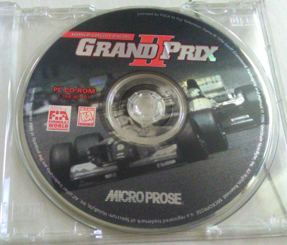 【匿名発送?追跡番號あり】 海外ソフト 使用狀況不明 ディスクのみ WORLD CIRCUIT RACING grand prix 2 MICRO PROSE グランプリ