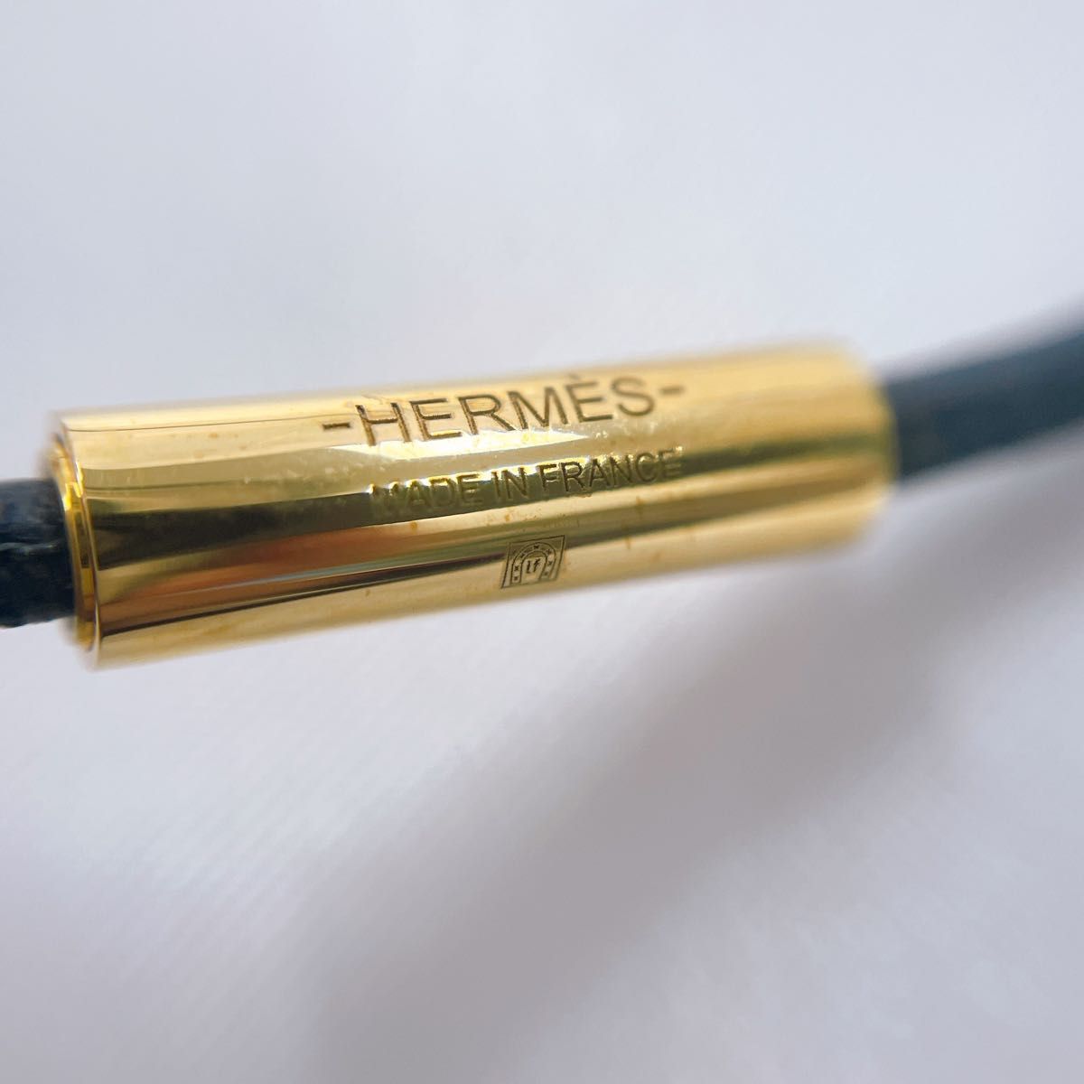 エルメス HERMES ネックレス レザー スタッズ シェーヌダンクル エルメス HERMES ネックレス レザー スタッズ シェーヌダンクル