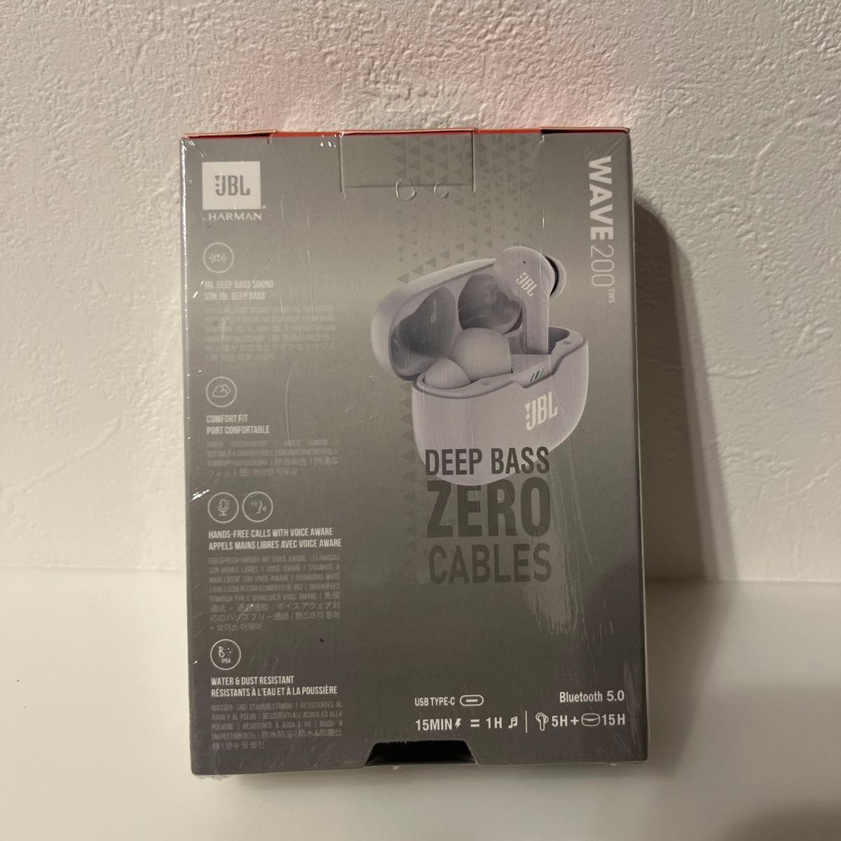 新品未開封 JBL WAVE 200 TWS ワイヤレスイヤホン ホワイト 新品未開封 JBL WAVE 200 TWS ワイヤレスイヤホン ホワイト