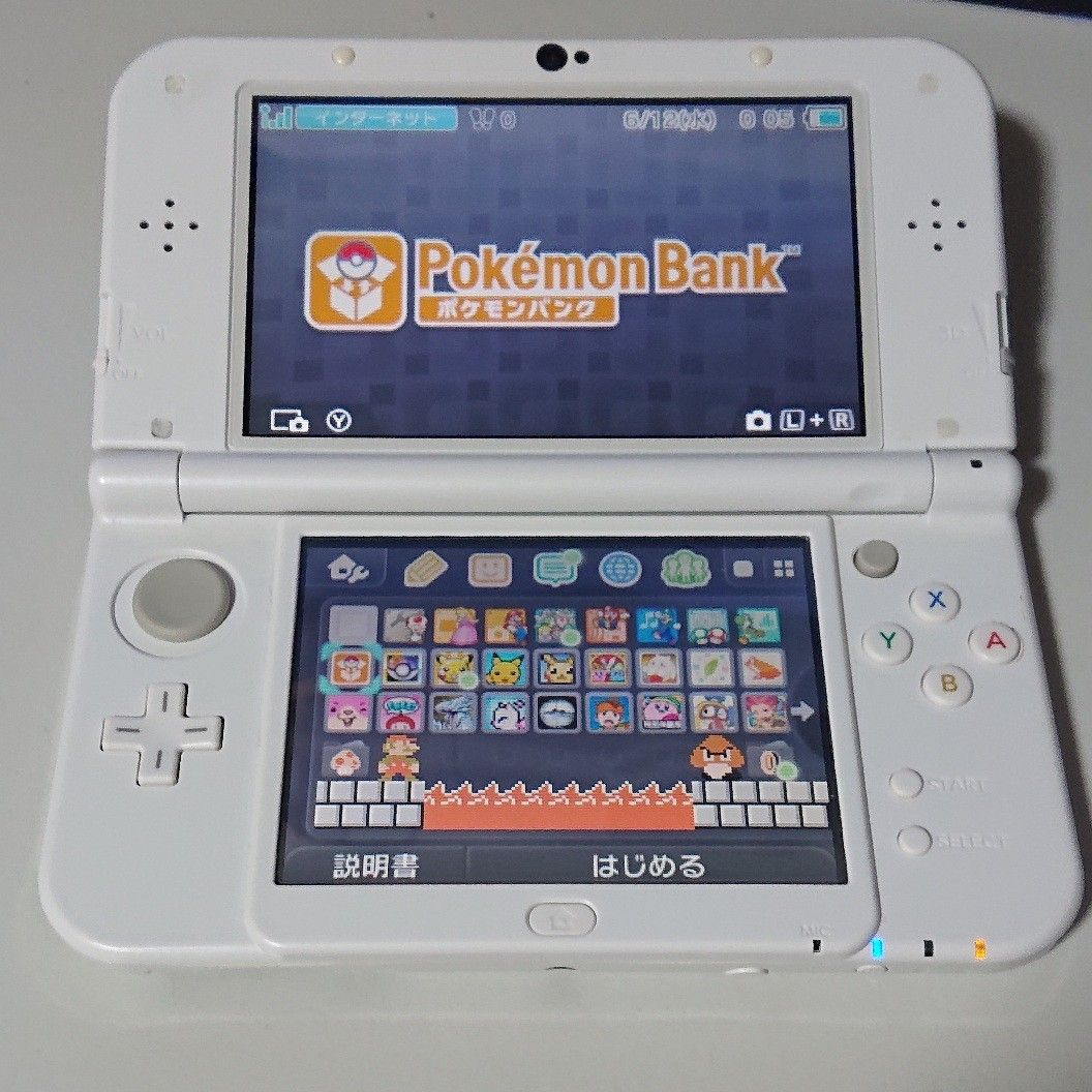 new 3DS LL(ポケモンバンク等DL済・32GB SDカード付)+ new 3DS LL(ポケモンバンク等DL済・32GB SDカード付)+