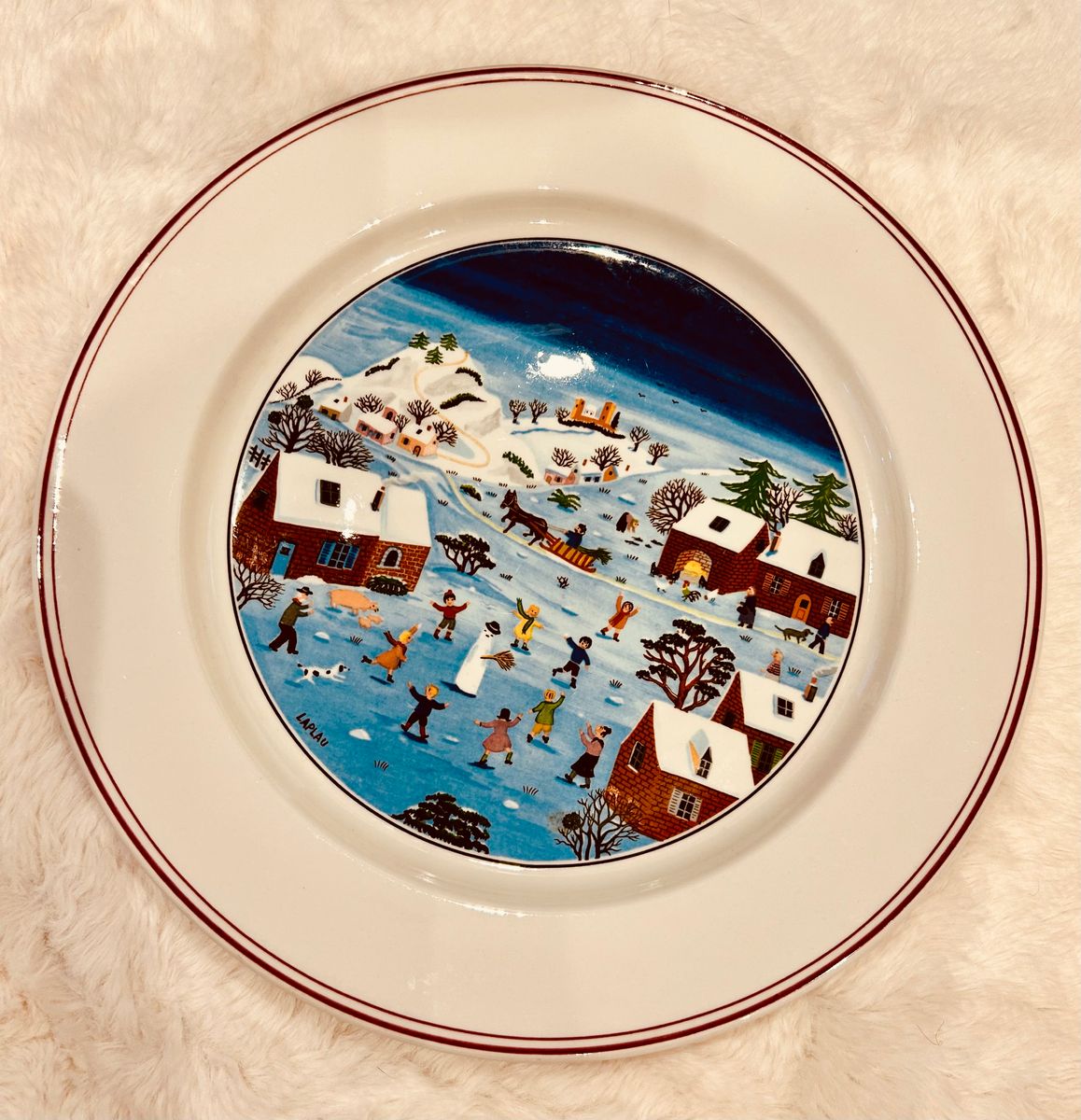陶器製絵皿 ビレロイ&ボッホ Naif Christmas|Yahoo!フリマ(旧 陶器製絵皿 ビレロイ&ボッホ Naif Christmas|Yahoo!フリマ(旧