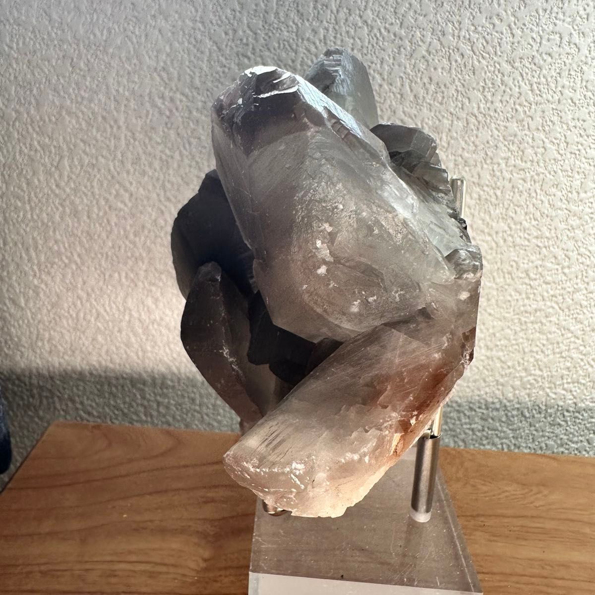 鉱物標本 949g 大結晶 灰色の方解石 中国産 12 5X11X7cm #鉱石 鉱物標本 949g 大結晶 灰色の方解石 中国産 12 5X11X7cm #鉱石